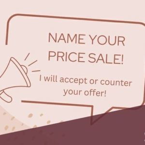 Send me an offer of anything in my closet!